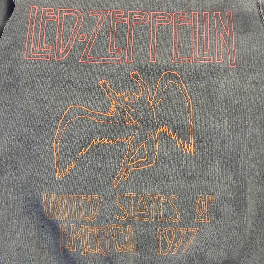 Men’s People of Leisure Led Zeppelin 1977 Graphic Sweatshirt Small - Picture 5 of 9
